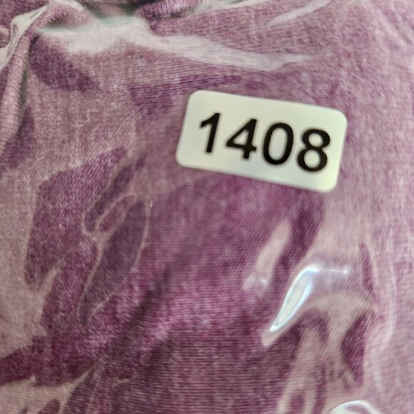 LOGO Lounge Lori Goldstein Open Front Waterfall Cardigan Jacket Size M Purple - Picture 12 of 12